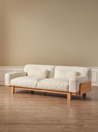 sol wooden sofa fabric comfort