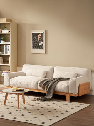 sol wooden sofa living room piece