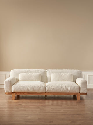 sol wooden sofa timeless style