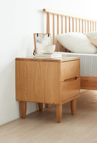 solid wood bedside table orbet