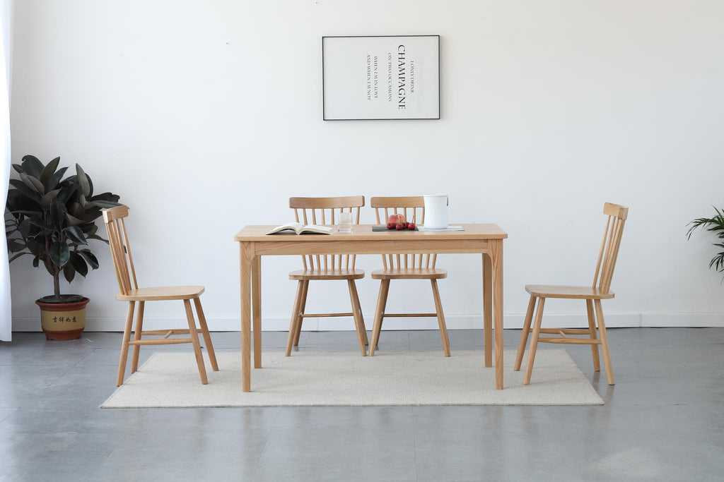 Marco Solid Wood Dining Table - Singapore | COMFY