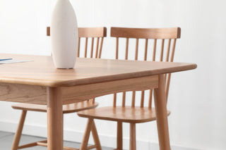 sophisticated dante oak wood dining table