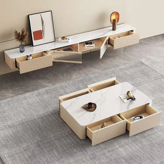 sophisticated megan coffee table design