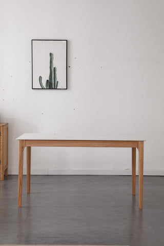 sophisticated modern wood dining table bruno oak