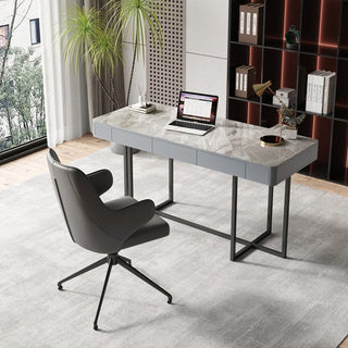 soria long study table stone top