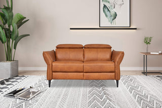 stylish living room sofa anson top grain leather