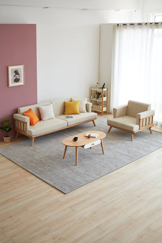 stylish nova sofa beech wood frame