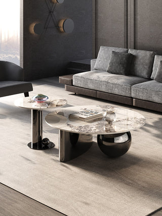 stylish stone coffee table lottie