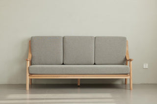 taro mid century modern sofa oak