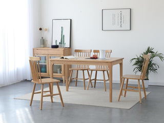 timeless design marco solid wood dining table