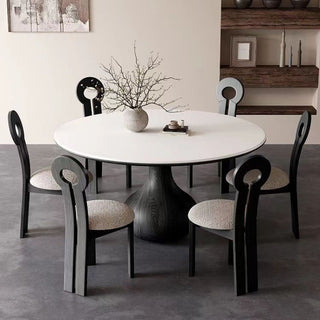 Tino Round Wooden Dining Table