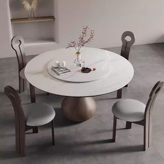 Tino Round Wooden Dining Table