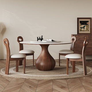 Tino Round Wooden Dining Table