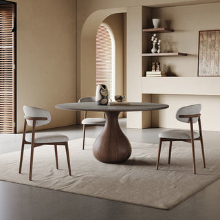 Tino Round Wooden Dining Table