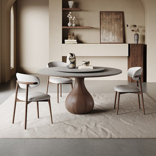 Tino Round Wooden Dining Table