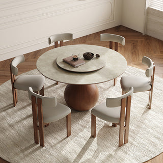 Tino Round Wooden Dining Table