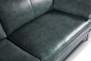 titus 3 seater recliner sofa rich green leather