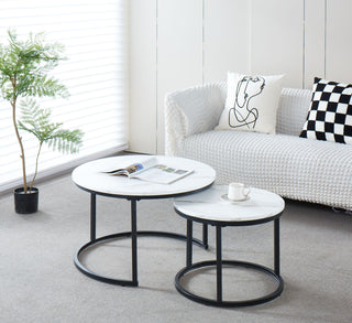 torri round nesting coffee table