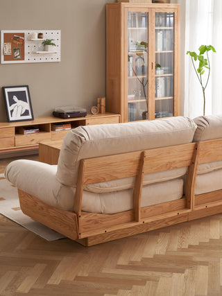 tova wood sofa elegant style