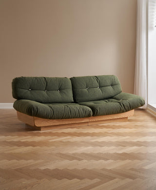 tova wooden sofa contemporary look