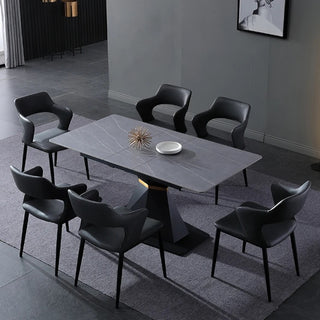 trident modern extendable dining table