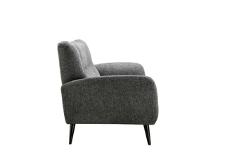 upholstered grey fabric couch wilson