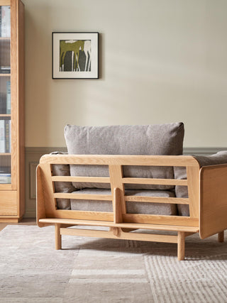 valencia sofa wooden design 1 seater adjustable