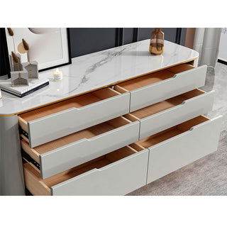 valentina rounded stone top sideboard