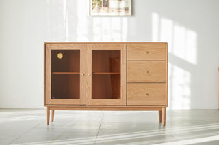 versatile melfi oak wood cabinet for homes