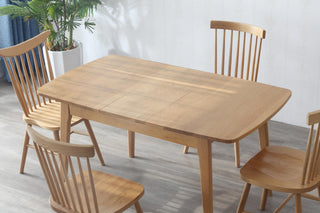 versatile stefano expandable dining table in oak