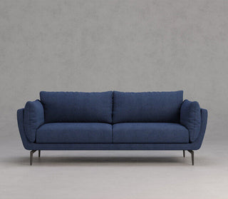 versatile stella fabric sofa blue