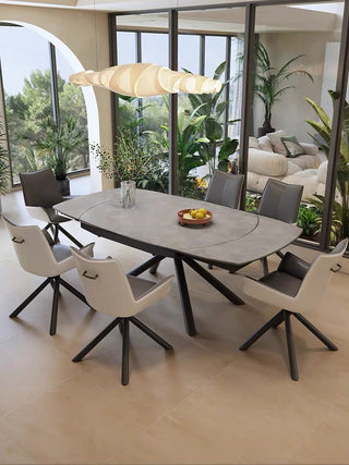 vico dining table oval sintered stone