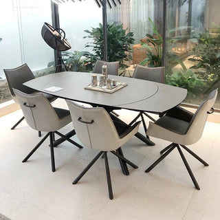 vico oval extendable dining table