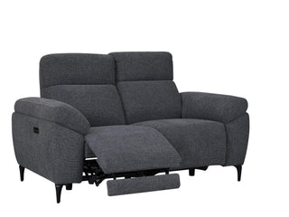 victor electric reclining fabric sofa