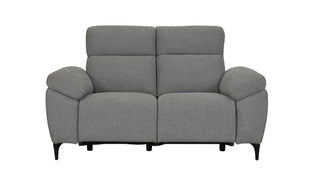victor fabric electric reclining sofa 2 seater