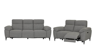 victor fabric recliner sofa with usb