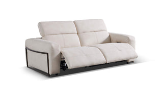 white leather sofa adjustable hanna