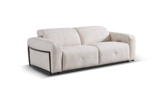 white leather sofa hanna