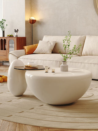white round coffee table sabrina