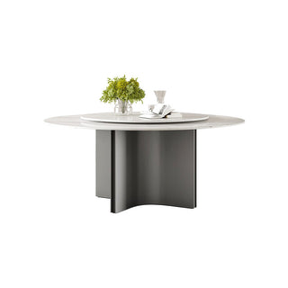white sintered stone dining table ruby