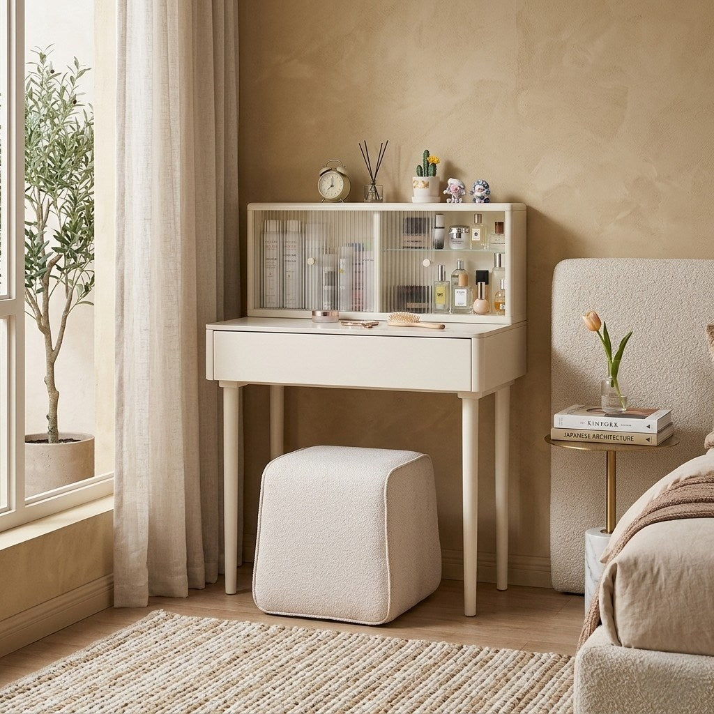 Miles White Oak Dressing Table - Singapore | COMFY