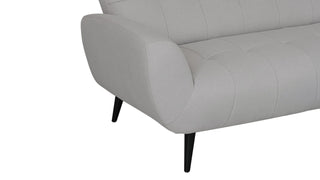 wilson 2 seater grey fabric couch