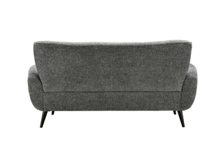 wilson small grey fabric couch