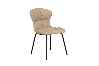 yanis beige kitchen chair pu leather