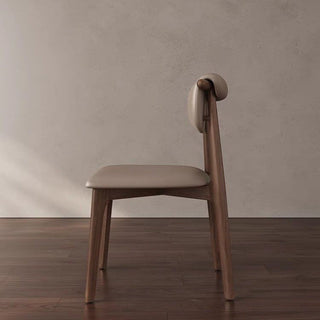 yevva dining chair walnut finish