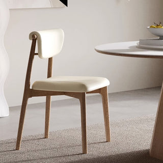 yevva modern dining chair oak wood