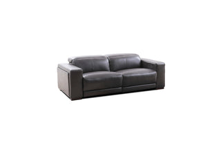 2 seater recliner sofa side view