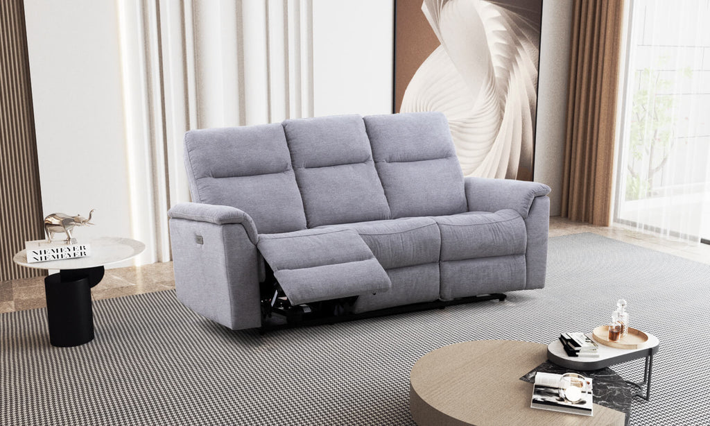 Quincy Electric Recliner Fabric Sofa COMFY