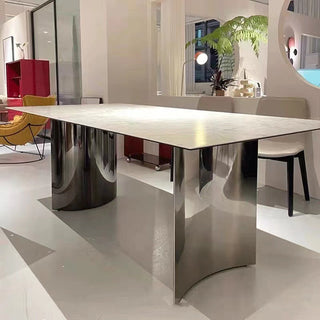 White top Cindy sintered stone dining table