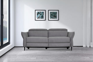 anson electric recliner tech fabric sofa